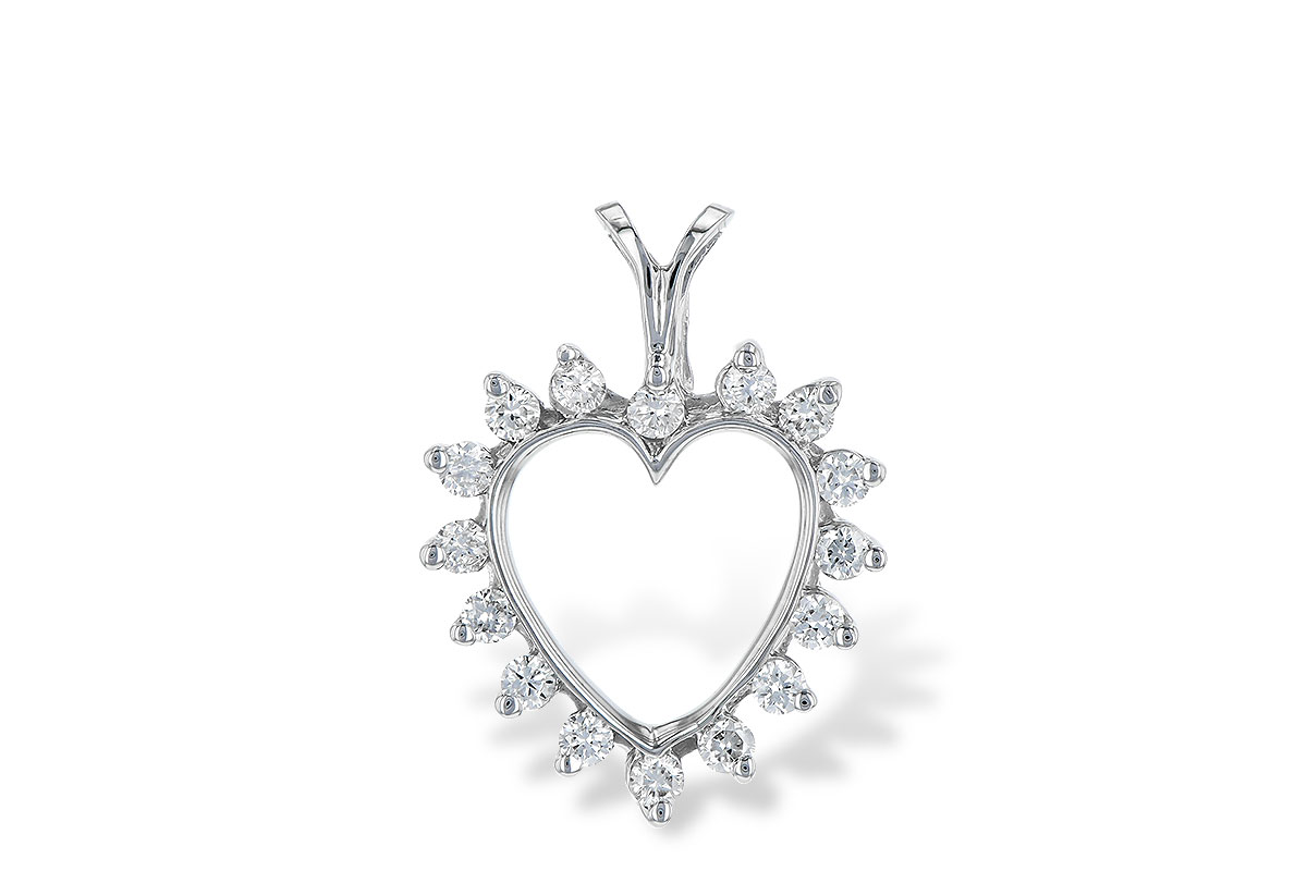 H042-94262: HEART PENDANT .23 TW