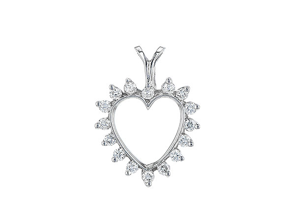 H042-94262: HEART PENDANT .23 TW