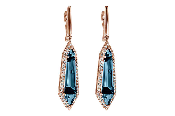 H226-57834: EARR 5.25 LONDON BLUE TOPAZ 5.67 TGW