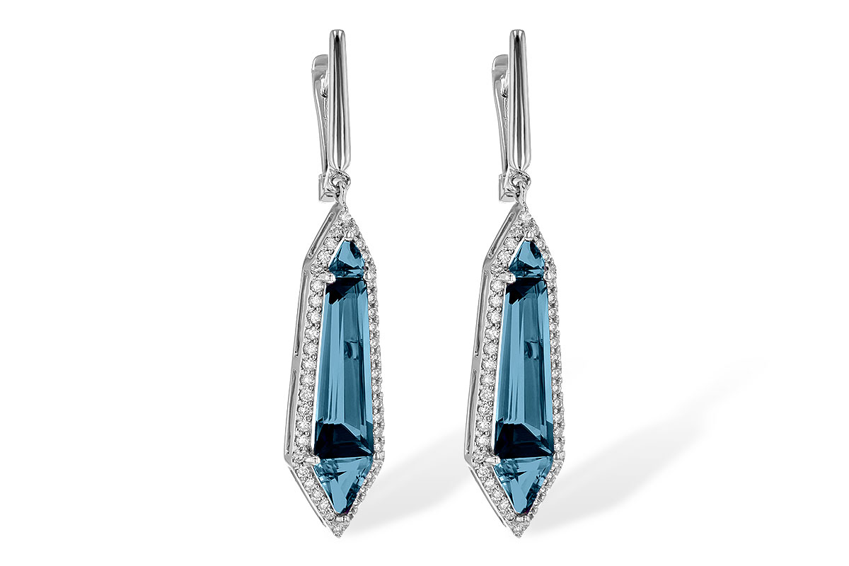 H226-57834: EARR 5.25 LONDON BLUE TOPAZ 5.67 TGW