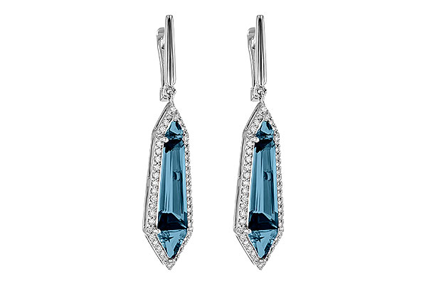 H226-57834: EARR 5.25 LONDON BLUE TOPAZ 5.67 TGW