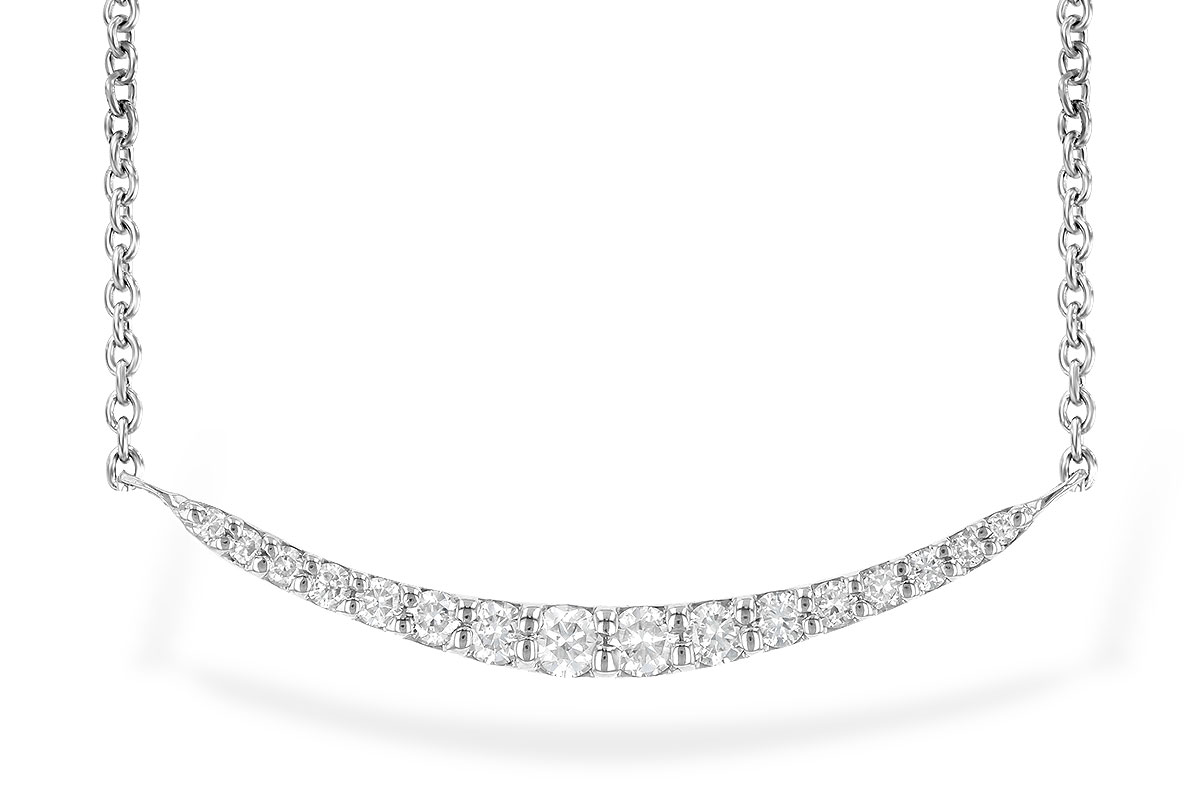 H226-59725: NECKLACE .20 TW (16 STONES)