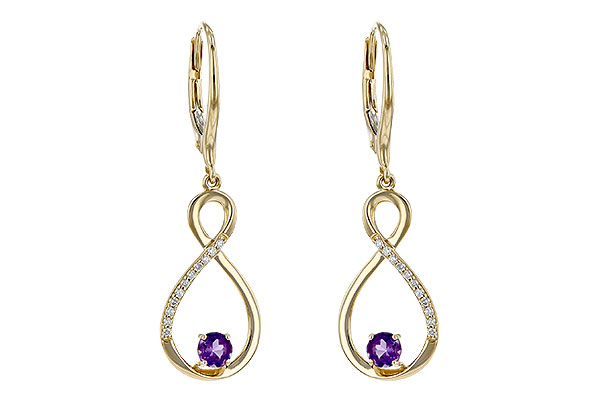 H226-63362: EARR .27 AMETHYST .35 TGW