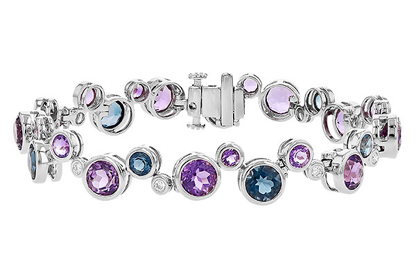 H309-34207: BRACELET 13.90 SEMI-PREC 14.20 TGW