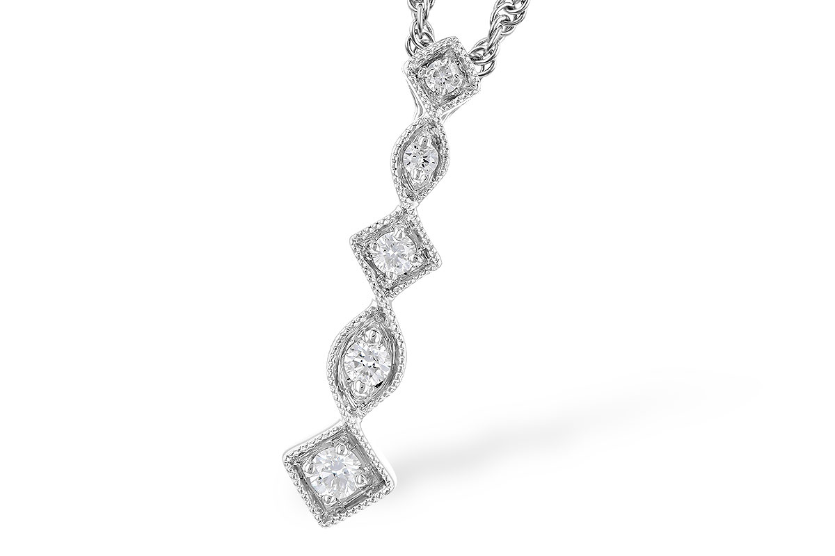 H309-35134: NECKLACE .10 TW