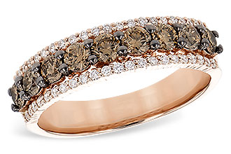 H309-35171: LDS WED RG .80 TW BROWN DIAS 1.00 TW