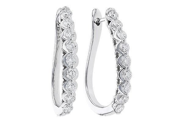 H310-21480: EARRINGS 1.50 TW