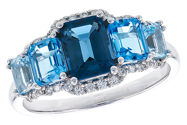 H310-21534: LDS RG 2.15 TW BLUE TOPAZ 2.30 TGW