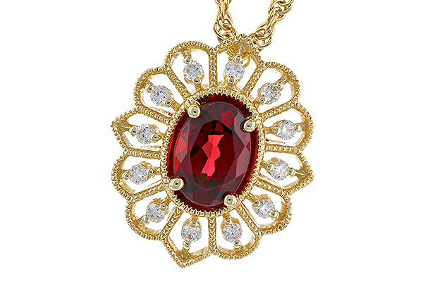 H310-21543: NECK .80 GARNET .92 TGW (7x5MM GAR)