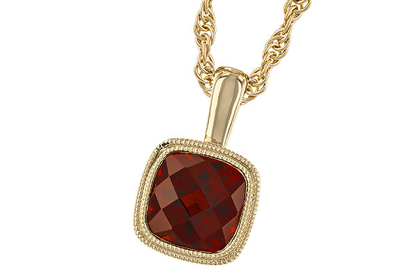 H310-24271: NECKLACE 1.22 CT GARNET
