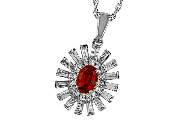 H310-26034: NECK .58 RUBY TW 1.10 TGW (6x4MM RUBY)