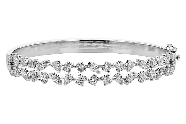 H310-26089: BANGLE 3.50 TW FANCY CUT DIAS