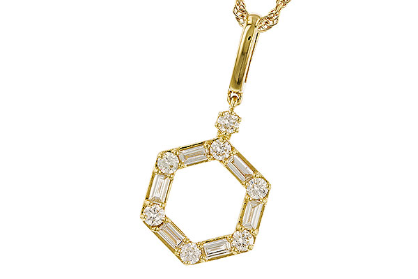 H311-09725: NECKLACE .14 BAG .35 TW