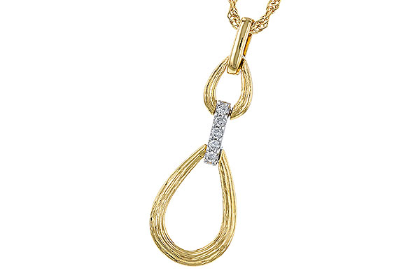 H311-10562: NECKLACE .04 TW