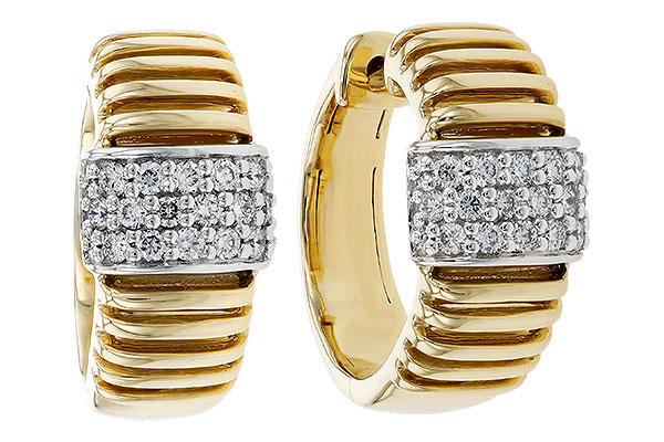H311-10598: EARRINGS .23 TW