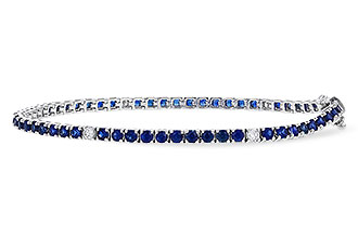 H311-10616: BRACELET 3.27 TW SAPP 3.52 TGW (7")