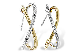 H311-11534: EARRINGS .50 TW