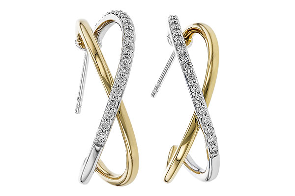 H311-11534: EARRINGS .50 TW