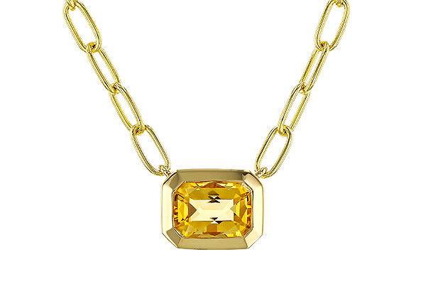H311-15162: NECKLACE .86 CITRINE (18")