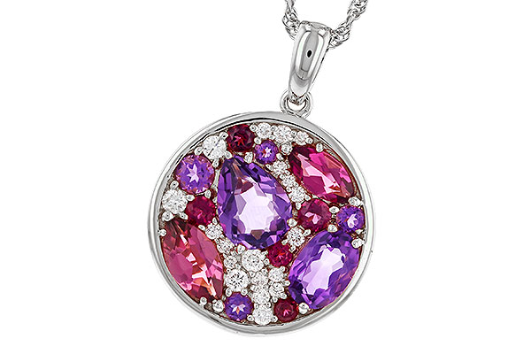 H311-16089: NECK 1.83 TW SEMI-PRECIOUS (P.TOUR, AMY) 2.00 TGW