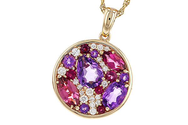 H311-16089: NECK 1.83 TW SEMI-PRECIOUS (P.TOUR, AMY) 2.00 TGW