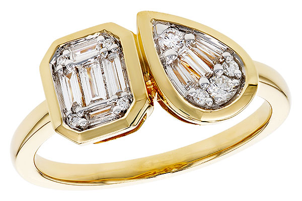 H311-16980: LDS DIA RG .17 TW BAGUETTE .25 TW