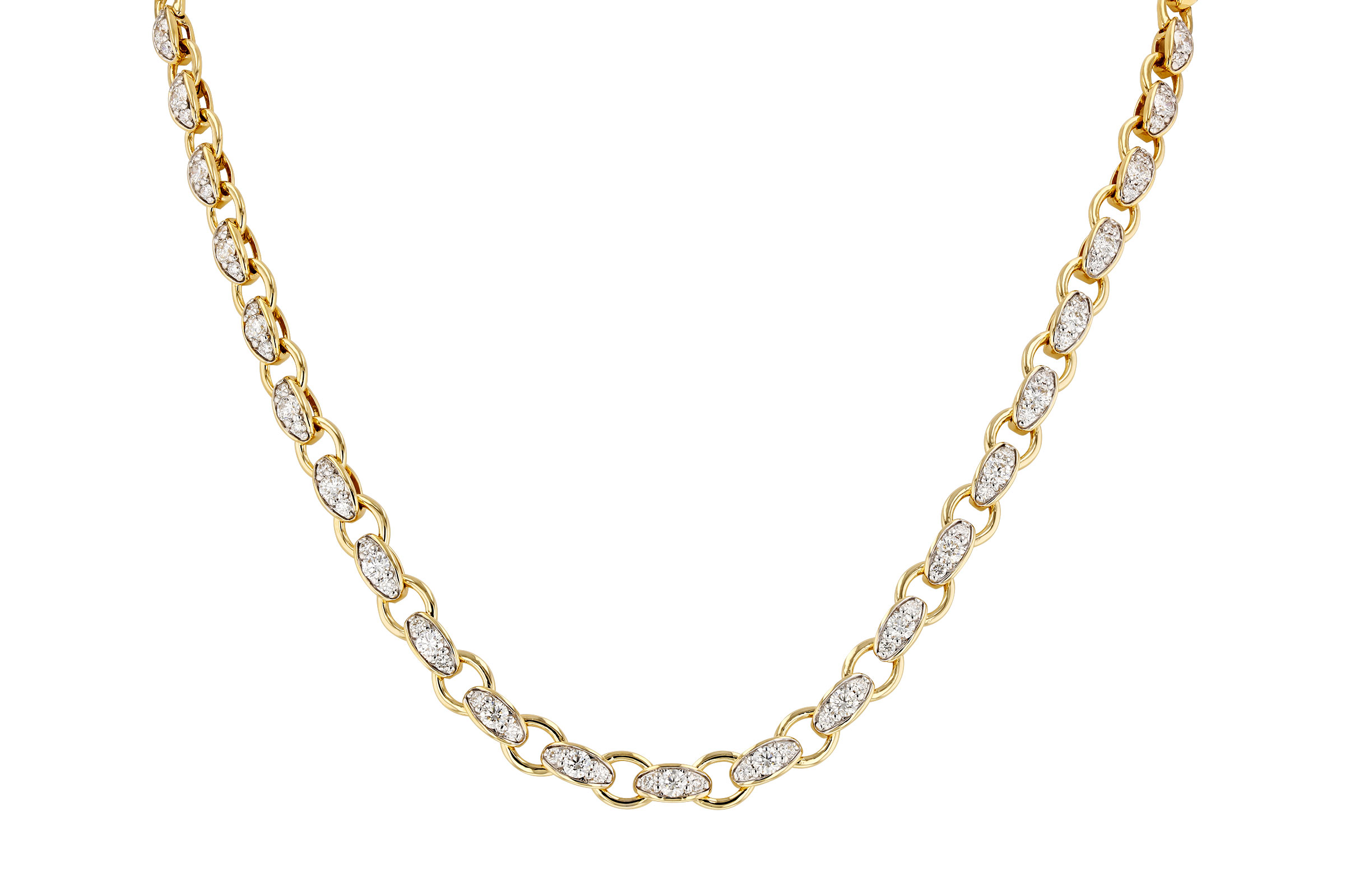 H312-02380: NECKLACE 3.18 TW (17.25")
