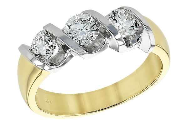 K129-34189: LDS WED RG .40 BR 1.00 TW