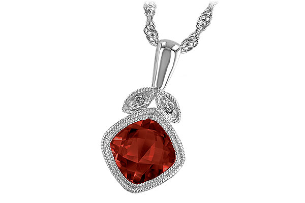 K220-26052: NECK 1.09 GARNET 1.10 TGW