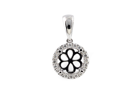 K222-95180: SEMI PENDANT .14 TW