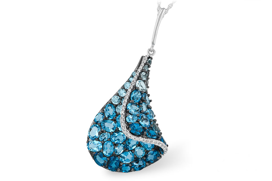 K223-86952: NECK 4.81 BLUE TOPAZ 4.94 TGW