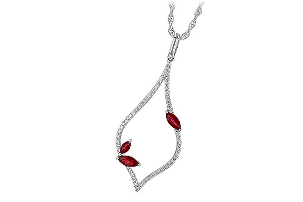 K226-55143: NECK .36 RUBY .56 TGW