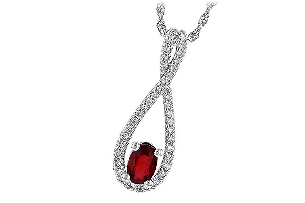 K226-56943: NECK .50 RUBY .74 TGW