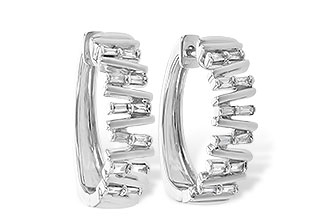 K226-59716: EARR .30 TW BAGUETTE DIAS