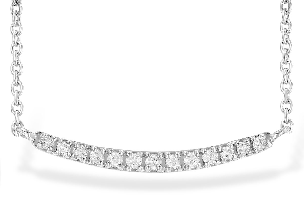 K226-60589: NECKLACE .10 TW (13 STONES)