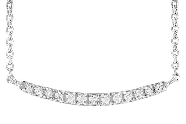 K226-60589: NECKLACE .10 TW (13 STONES)