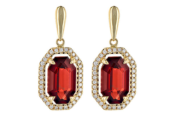 K226-60607: EARR 3.30 TW GARNET 3.49 TGW