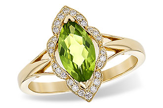 K226-60616: LDS RG .94 PERIDOT 1.05 TGW