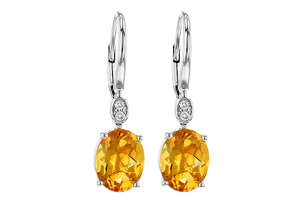 K226-63280: EARR 3.20 TW CITRINE 3.25 TGW (9x7MM CIT)