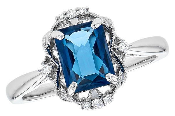 K309-30580: LDS RG 1.70 LONDON BLUE TOPAZ 1.76 TGW