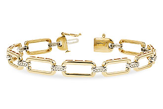 K310-24216: BRACELET .25 TW (7.5" - L225-69689 WITH LARGER LINKS)