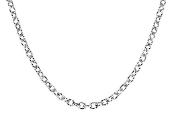K310-25125: CABLE CHAIN (24IN, 1.3MM, 14KT, LOBSTER CLASP)