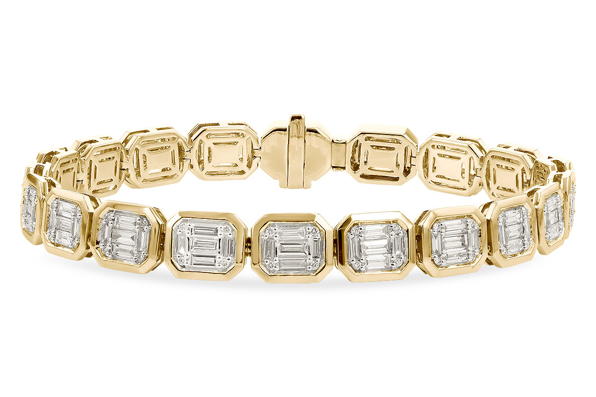 K310-26089: BRACELET 2.50 BAG 2.80 TW (7")