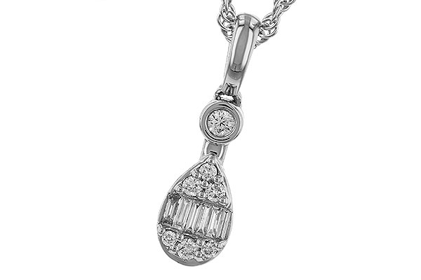 K311-10552: NECKLACE .05 BAG .14 TW