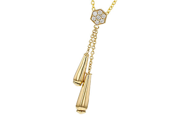 K311-10598: NECKLACE .11 TW