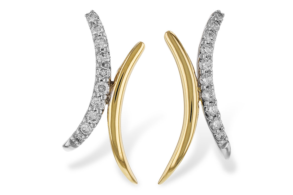 K311-14252: EARRINGS .15 TW