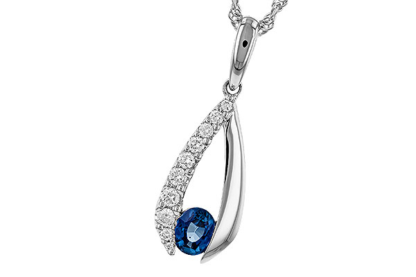 K311-15098: NECKLACE .38 SAPP .54 TGW (5x4 SAPP)