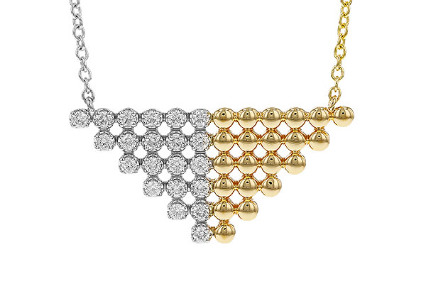 K311-15180: NECKLACE .37 TW (18")