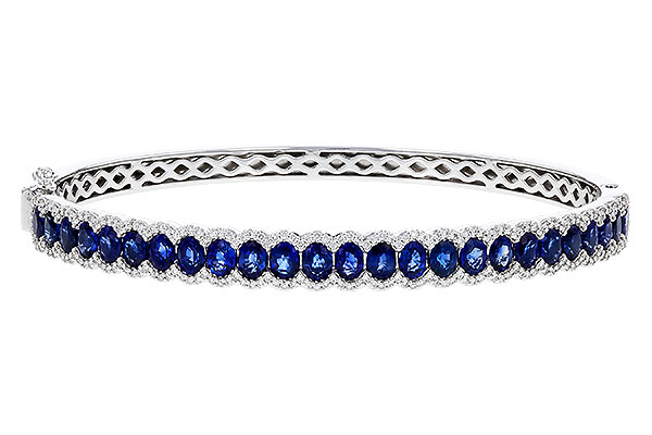 K311-16925: BANGLE 5.09 TW SAPPHIRE 5.65 TGW