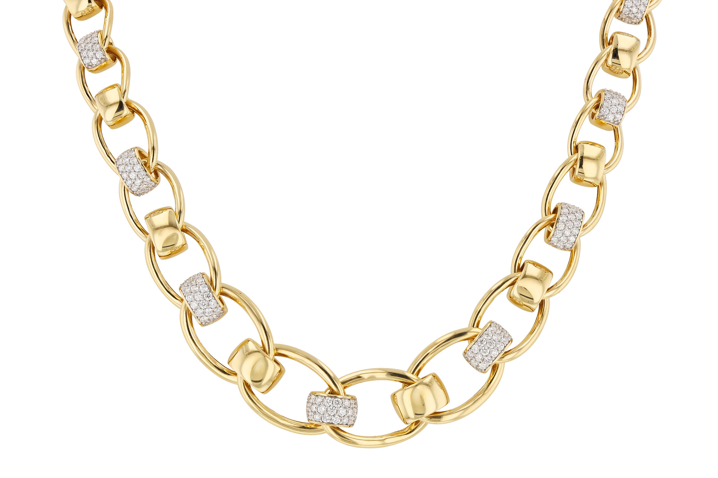 K312-02443: NECKLACE 2.00 TW (17")